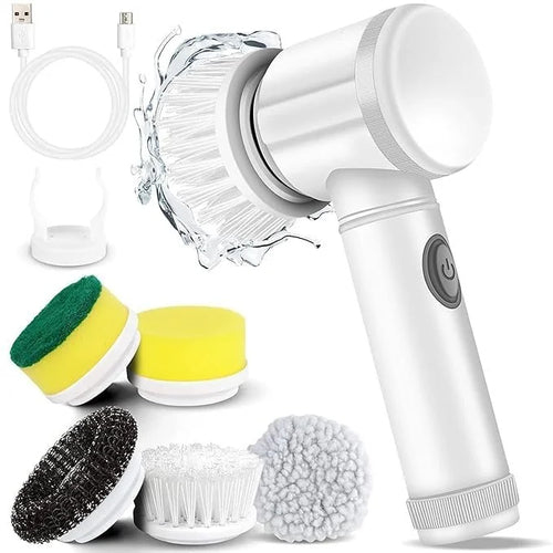 5-in-1 Electric Magic Brush – Multifunctional Cleaning Tool for Home
